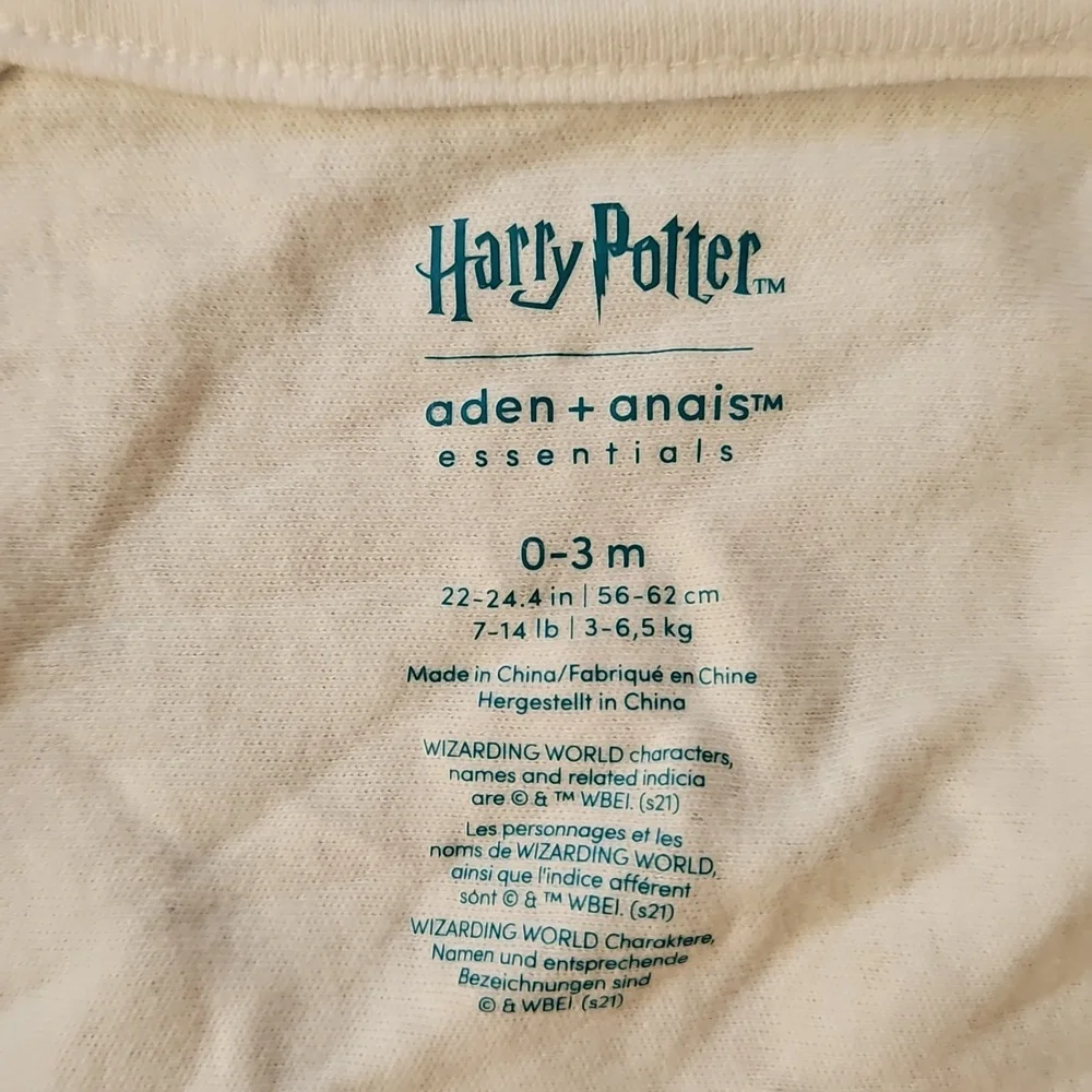 Aden + Anais HALO Harry Potter 0-3mo Swaddle‎